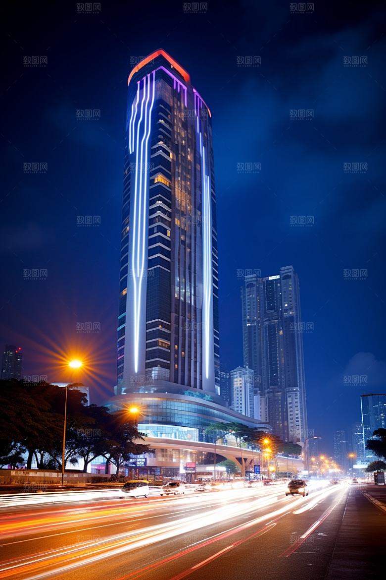 深圳城市风光地标都市摄影图