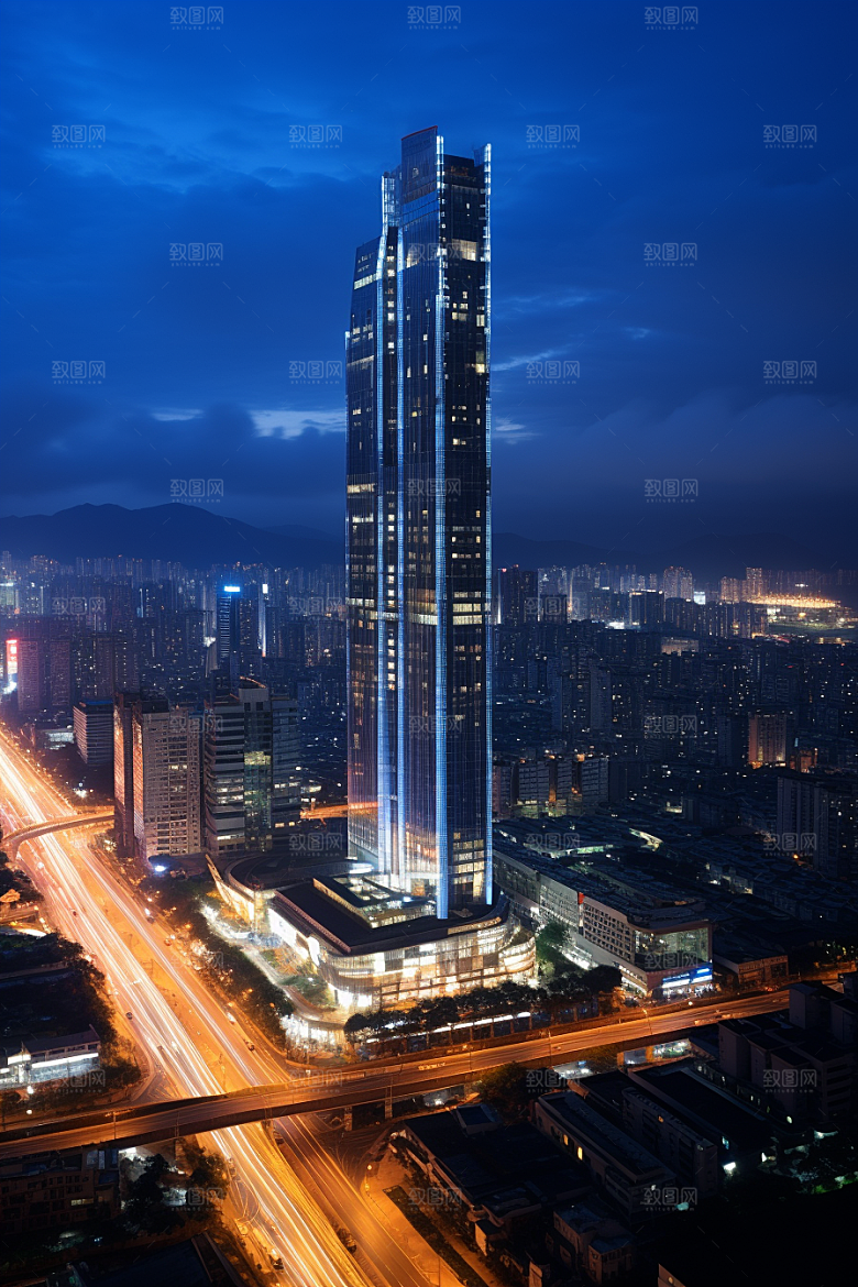 深圳城市风光地标高清摄影图