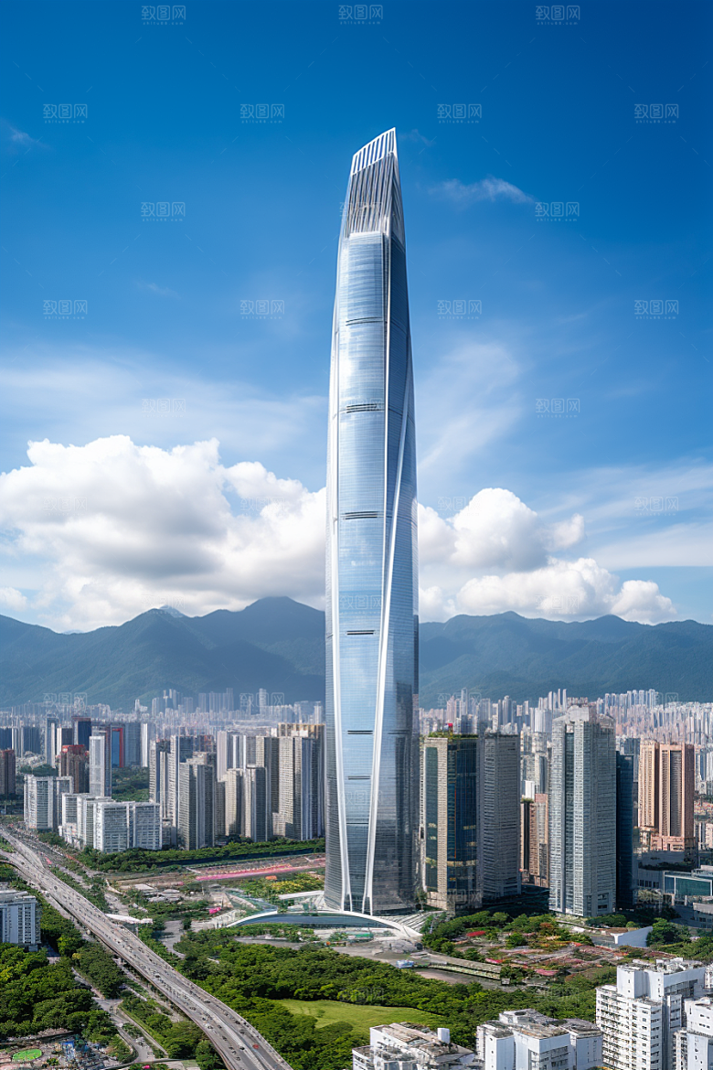 深圳城市风光国内游旅行摄影图