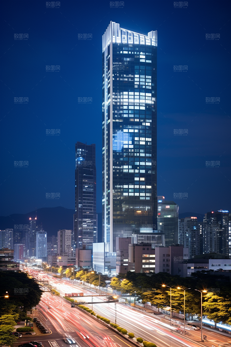 深圳城市风光国内游旅行摄影图