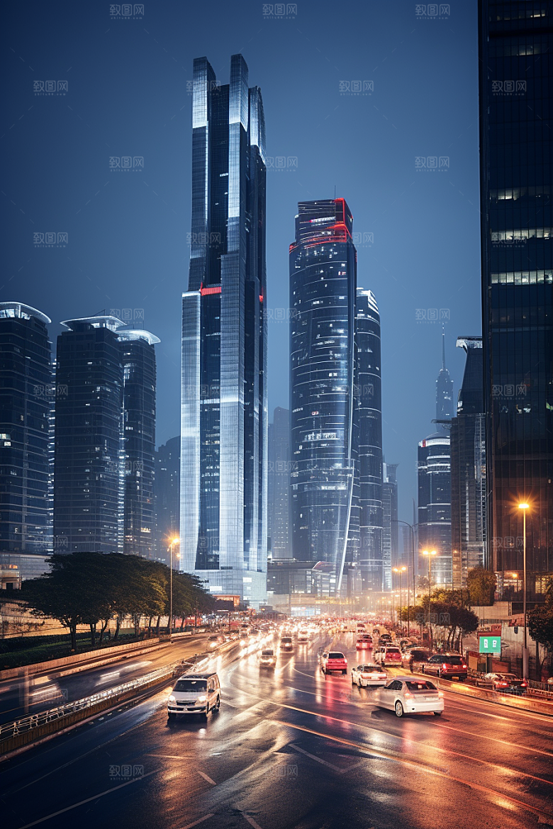 深圳城市风光旅游都市摄影图