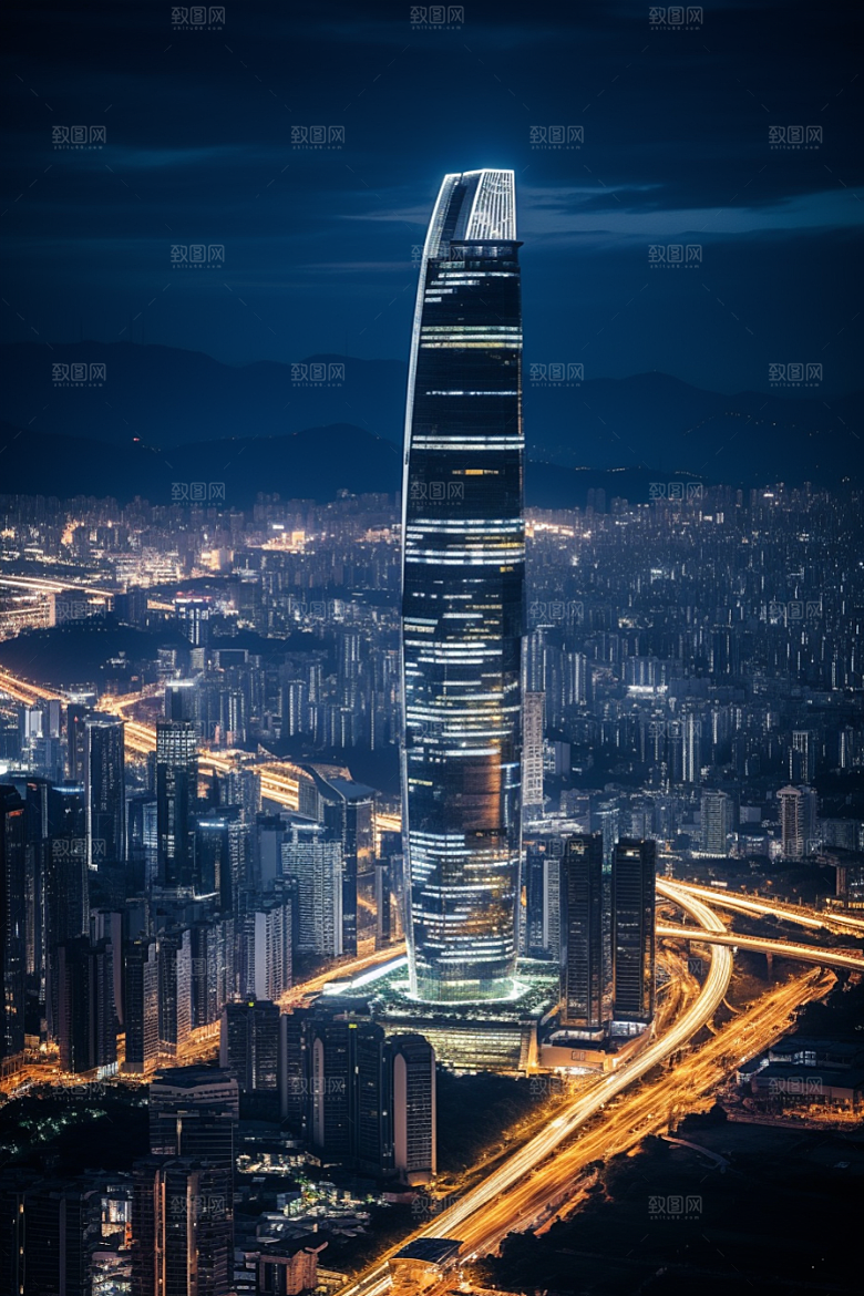 深圳城市风光国内游旅行摄影图