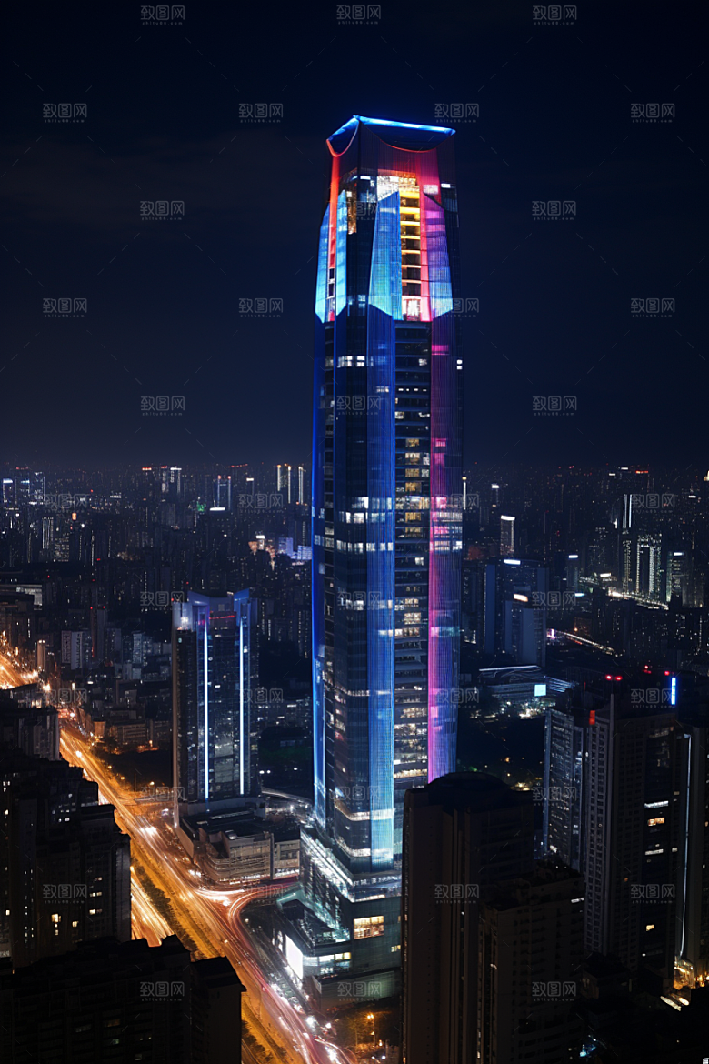 深圳城市风光新城高清摄影图