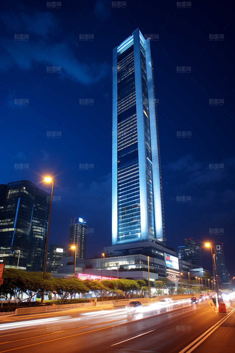 深圳城市风光经济特区现代化摄影图