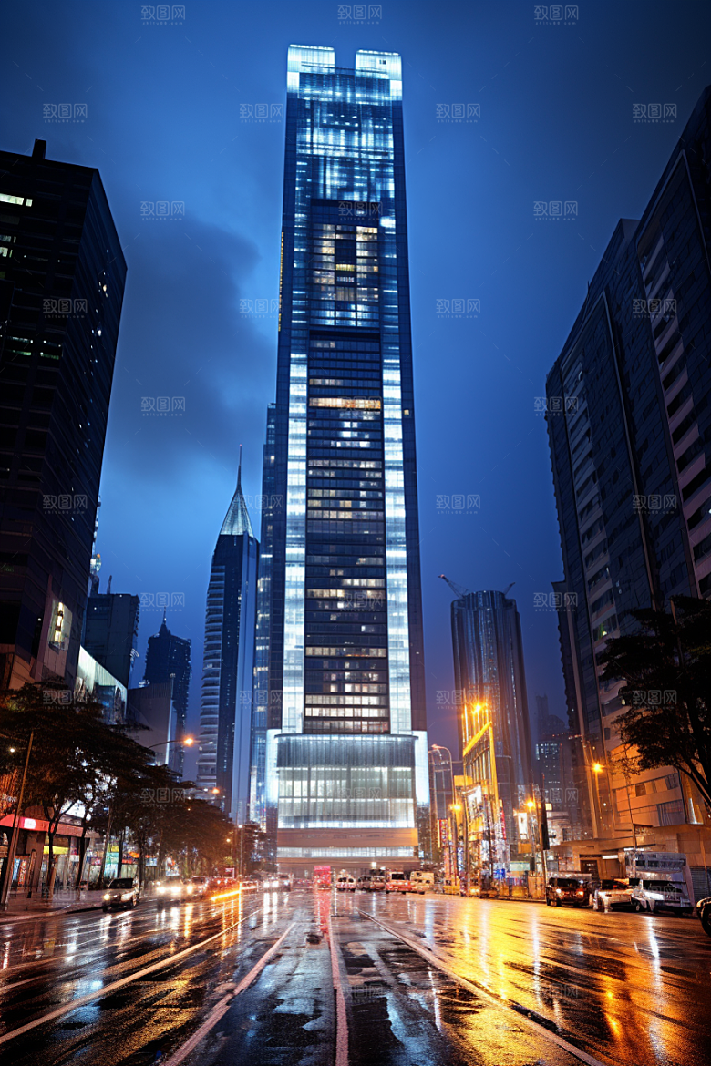 深圳城市风光高清景色摄影图
