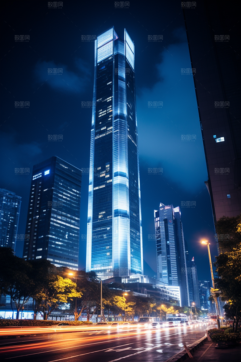 深圳城市风光国内游地标摄影图