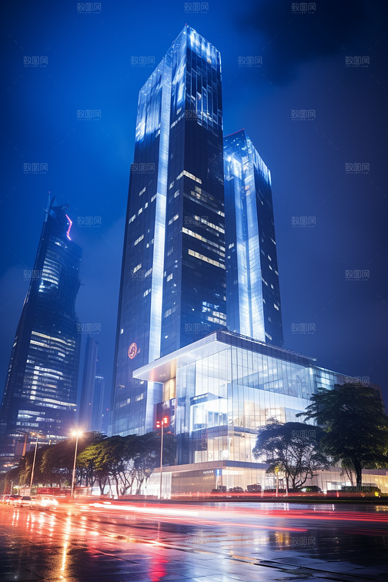 深圳城市风光新城高清摄影图