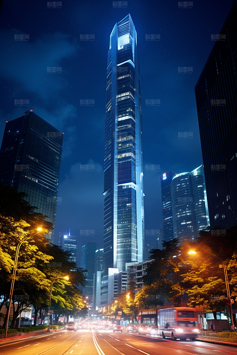 深圳城市风光旅行经济特区摄影图