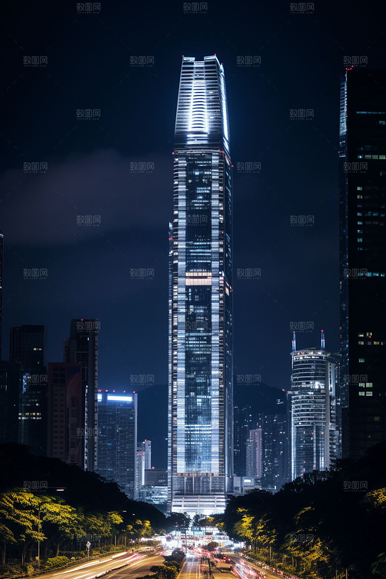深圳城市风光高清风景摄影图