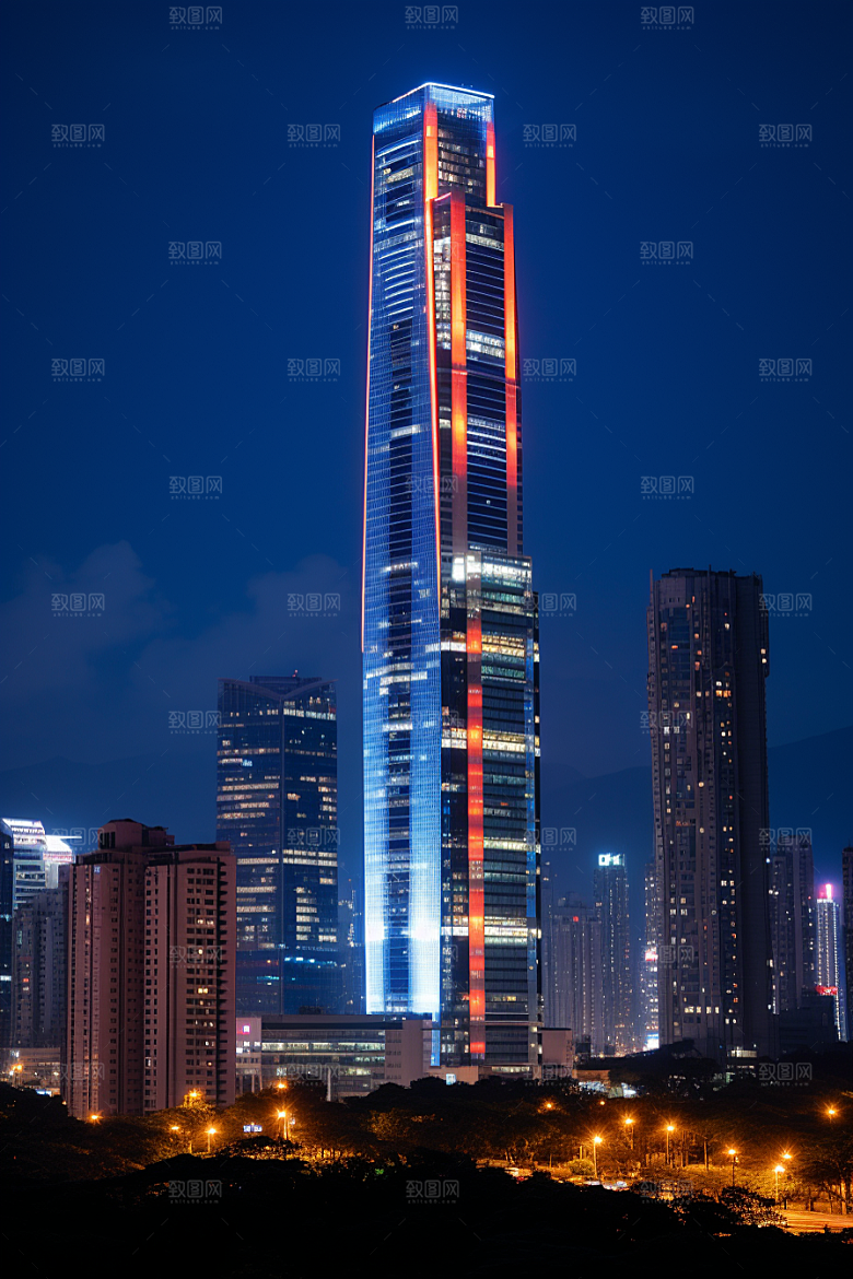 深圳城市风光旅游经济特区摄影图