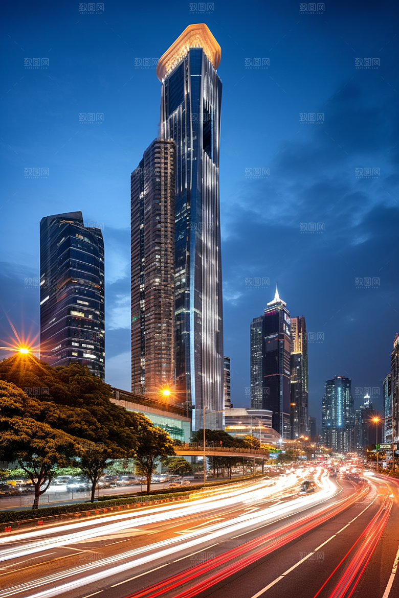 深圳城市风光景色旅行摄影图