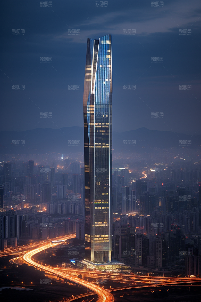 深圳城市风光高清风景摄影图