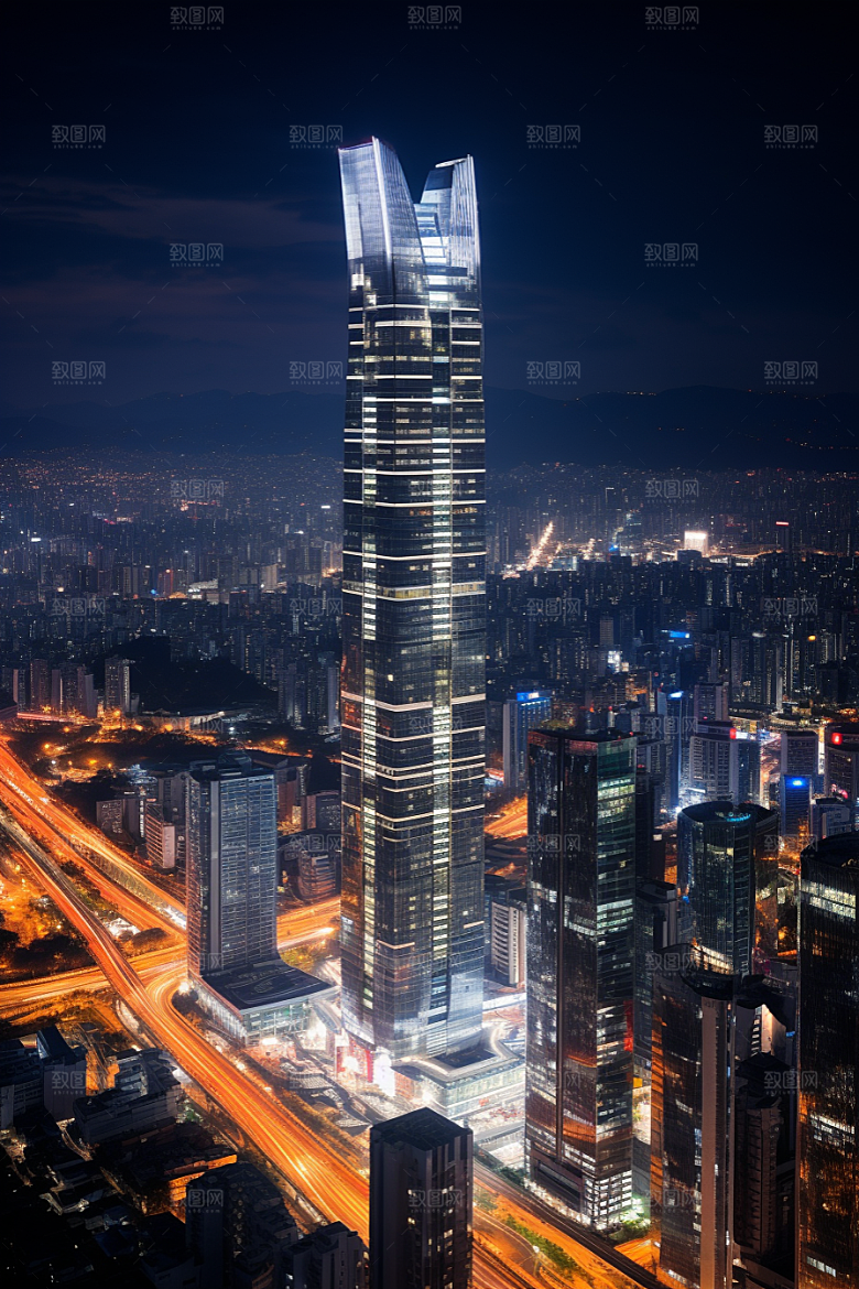 深圳城市风光都市风景摄影图