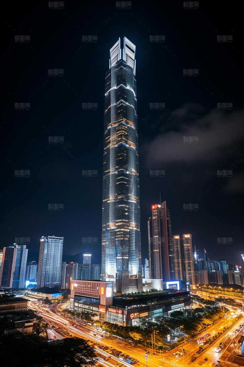 深圳城市风光景色高清摄影图