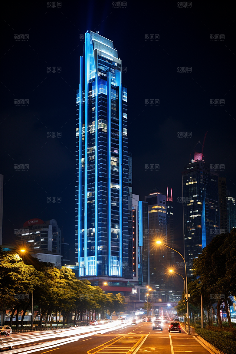 深圳城市风光经济特区高清摄影图