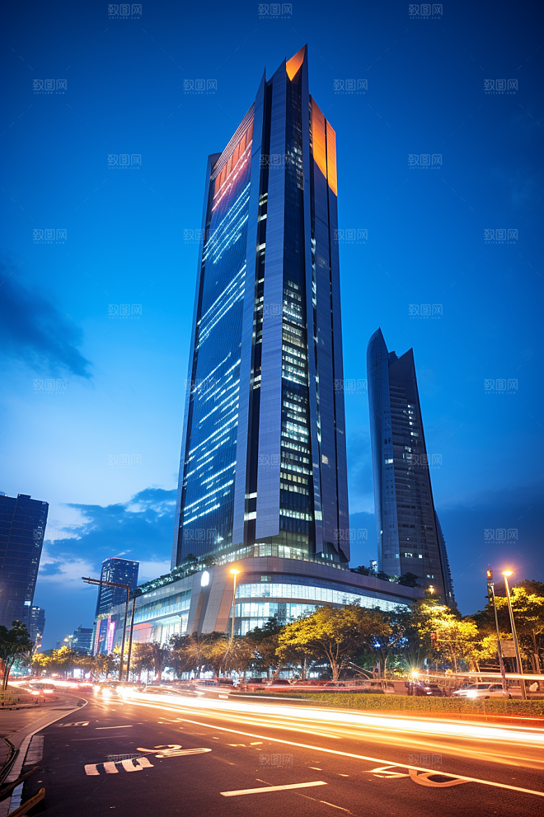深圳城市风光景色现代化摄影图