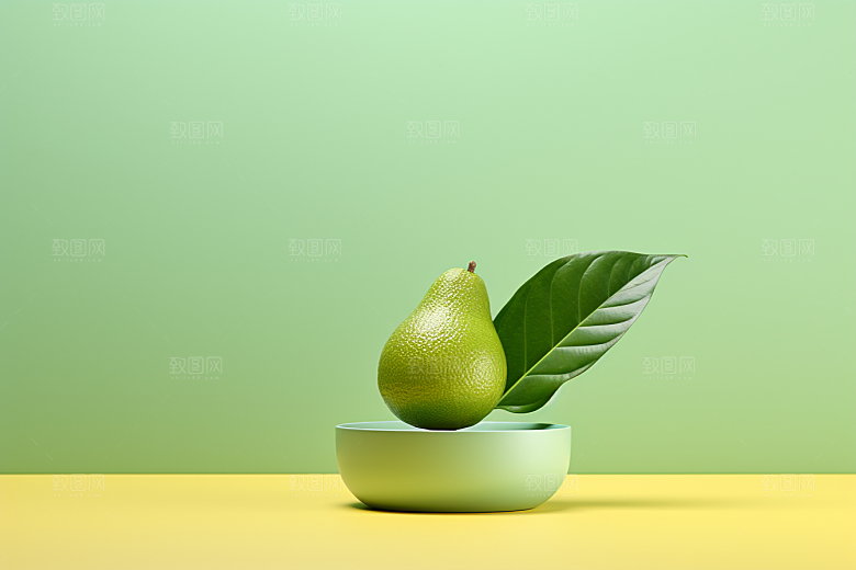 牛油果美食新鲜摄影图