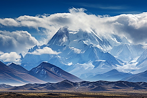 西藏旅游藏区青藏高原摄影图