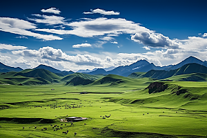 西藏旅游雪山青藏高原摄影图