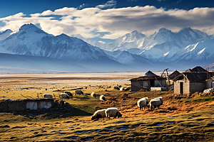 西藏旅游高海拔高清摄影图