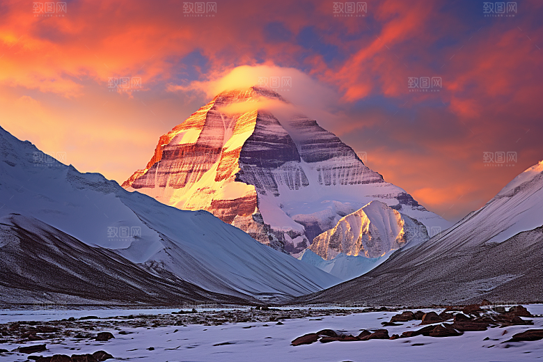 西藏旅游风景藏区摄影图