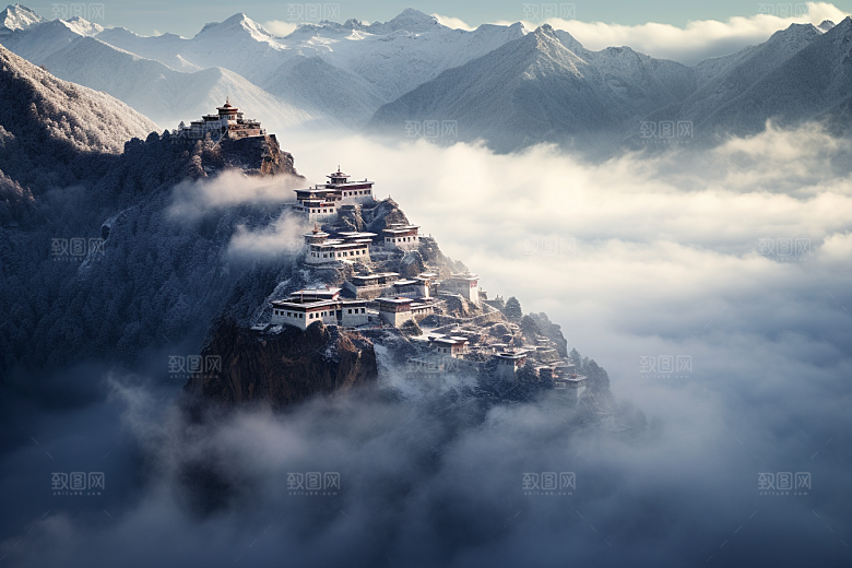 西藏旅游青藏高原风光摄影图