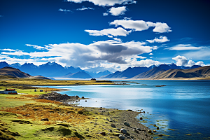 西藏旅游风景青藏高原摄影图