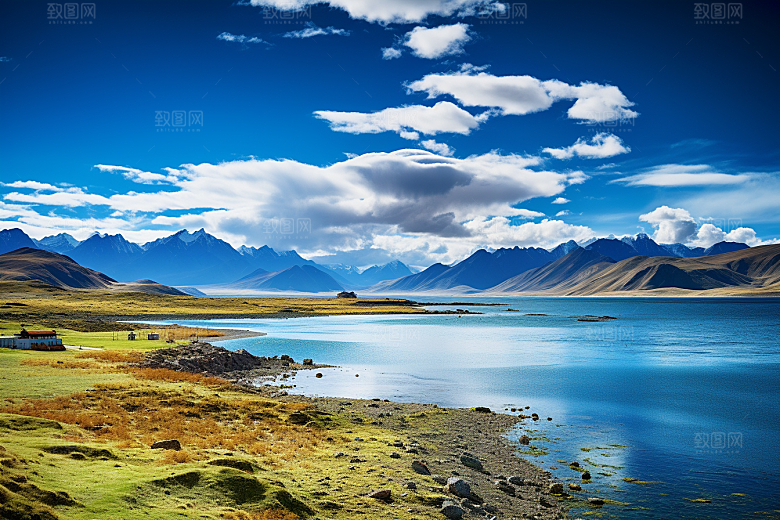 西藏旅游风景青藏高原摄影图