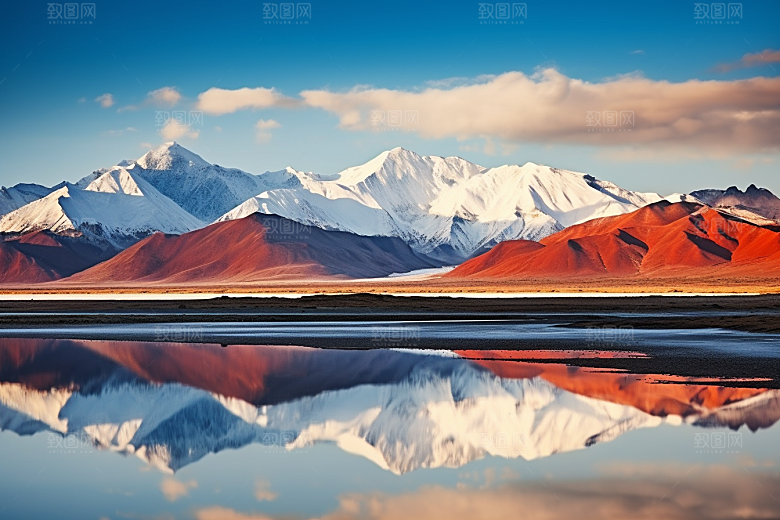 西藏旅游藏区高海拔摄影图