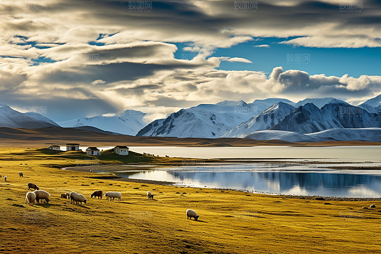 西藏旅游风景风光摄影图