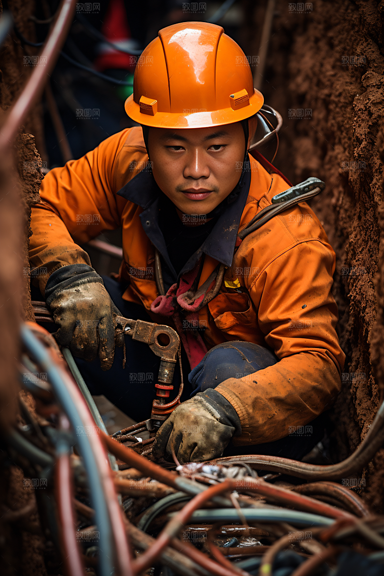 工人施工工地建造摄影图