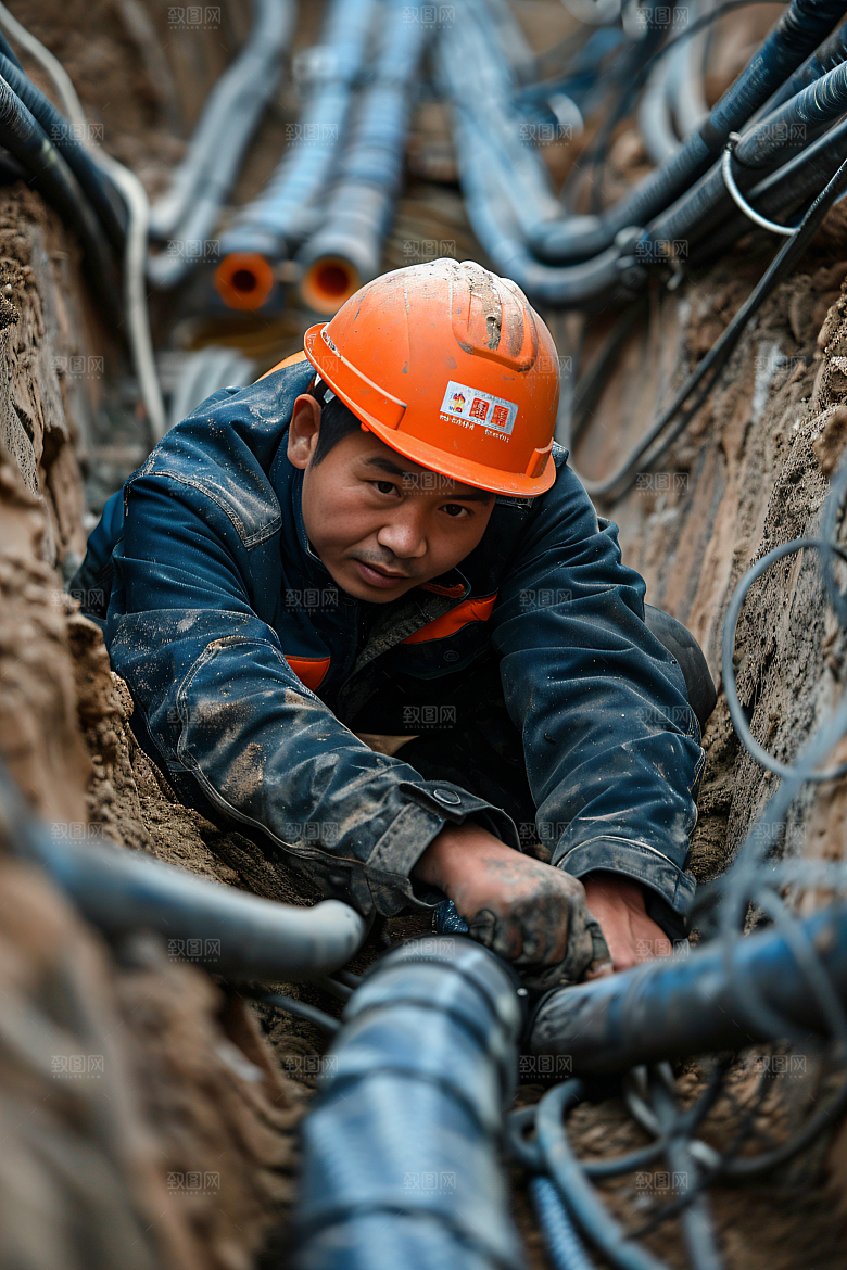 工人施工人物建造摄影图