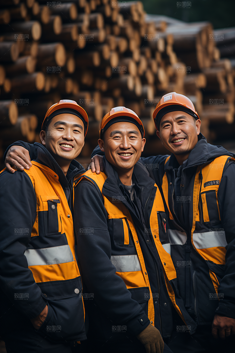 工人施工五一工地摄影图