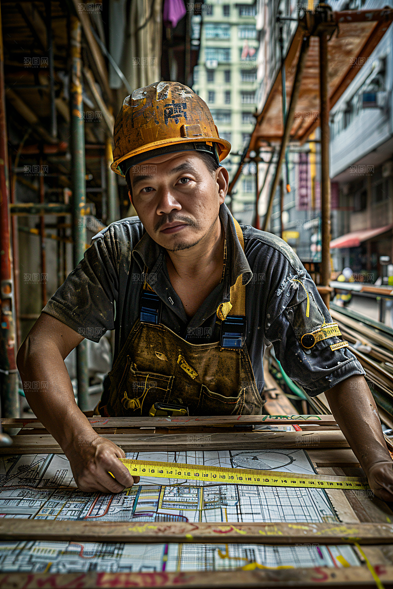 工人施工建设劳动节摄影图