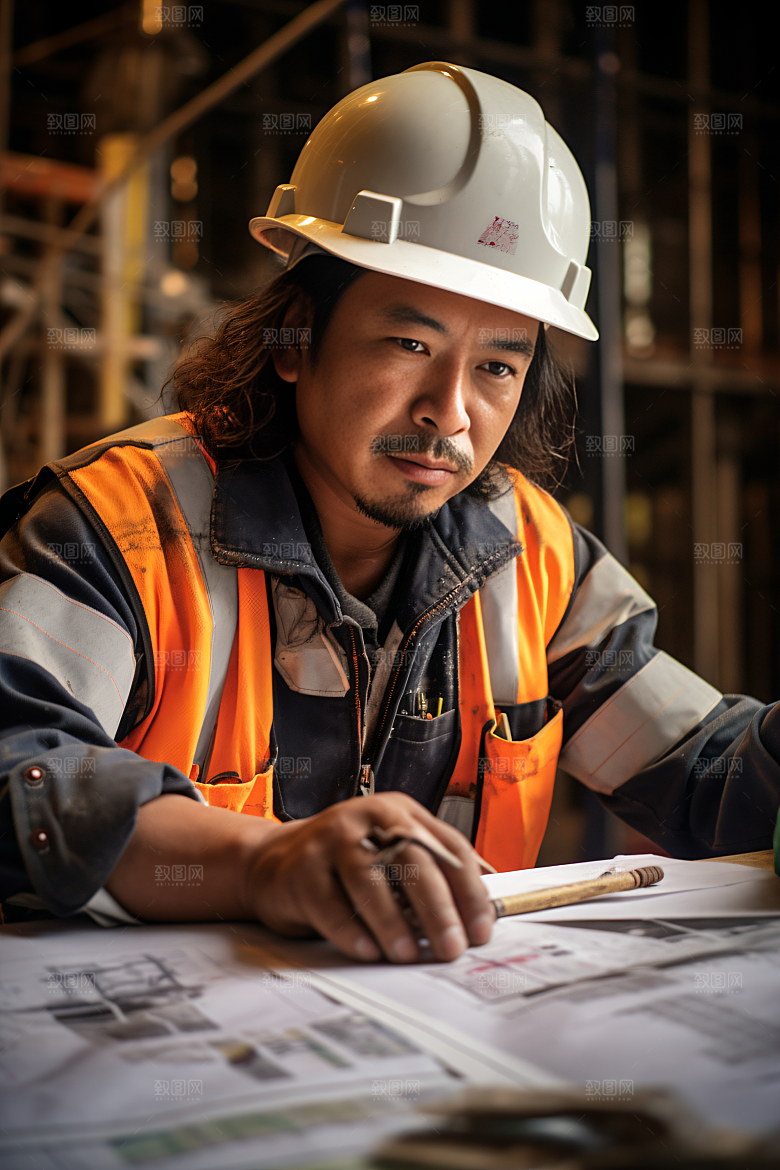 工人施工建造劳作摄影图