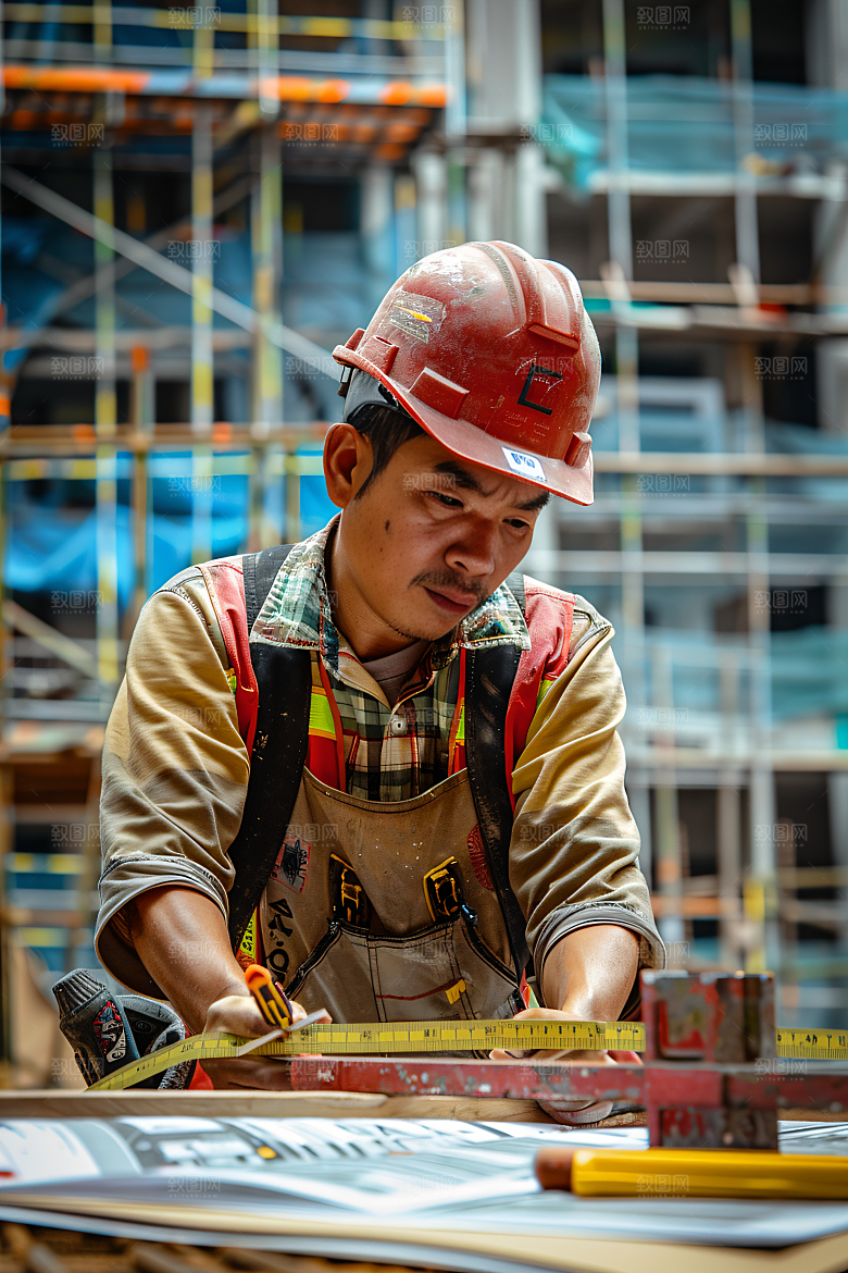 工人施工工作建设摄影图