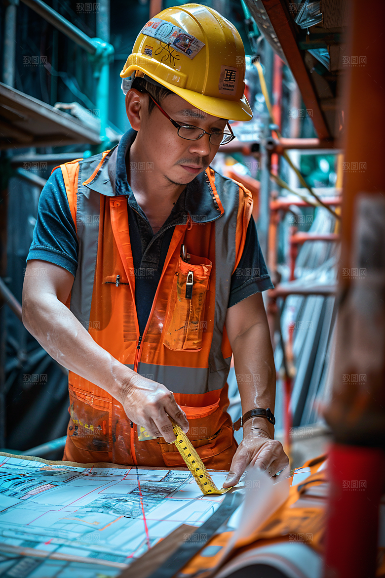 工人施工高清建造摄影图