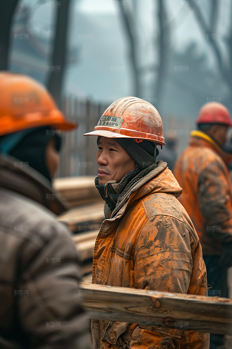 工人施工工地建造摄影图