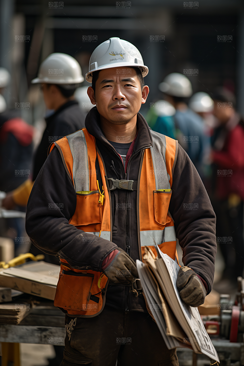 工人施工建设建造摄影图