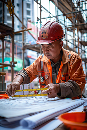 工人施工劳作建造摄影图