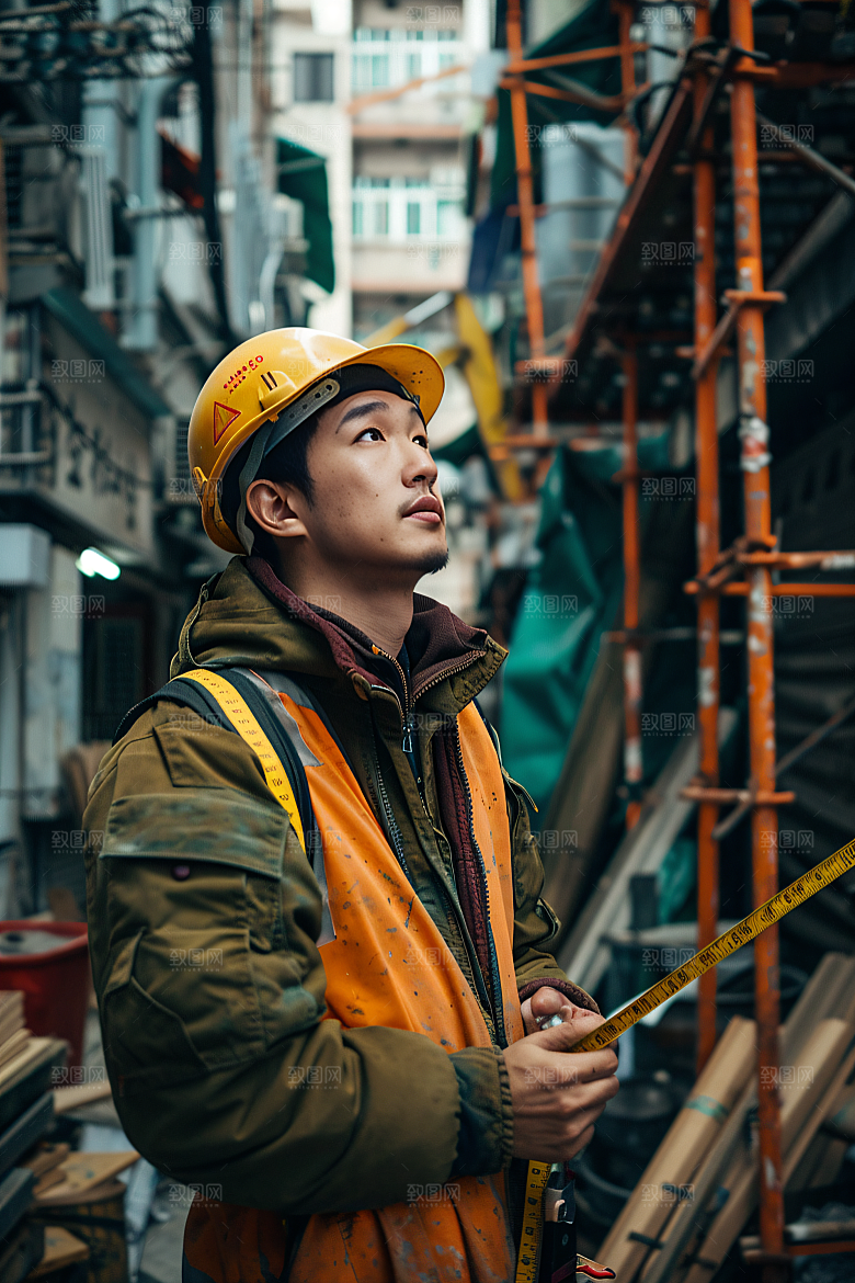 工人施工人物建设摄影图