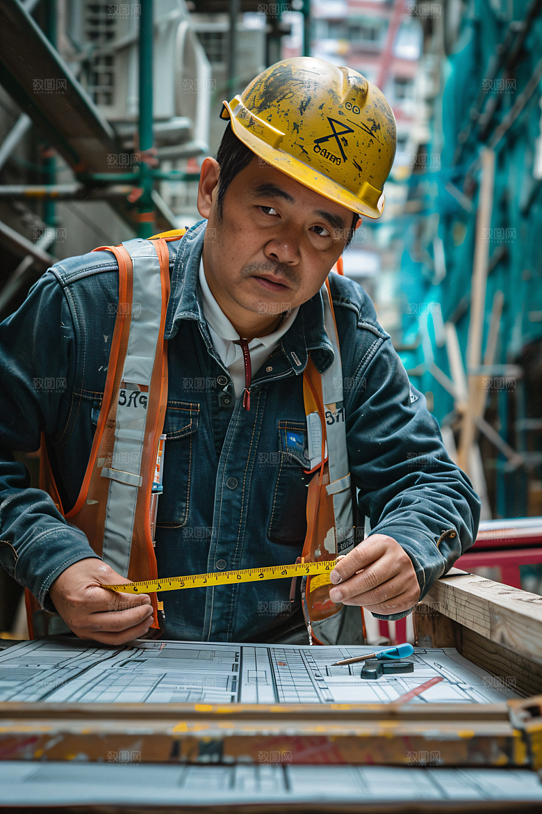 工人施工建造致敬劳动者摄影图