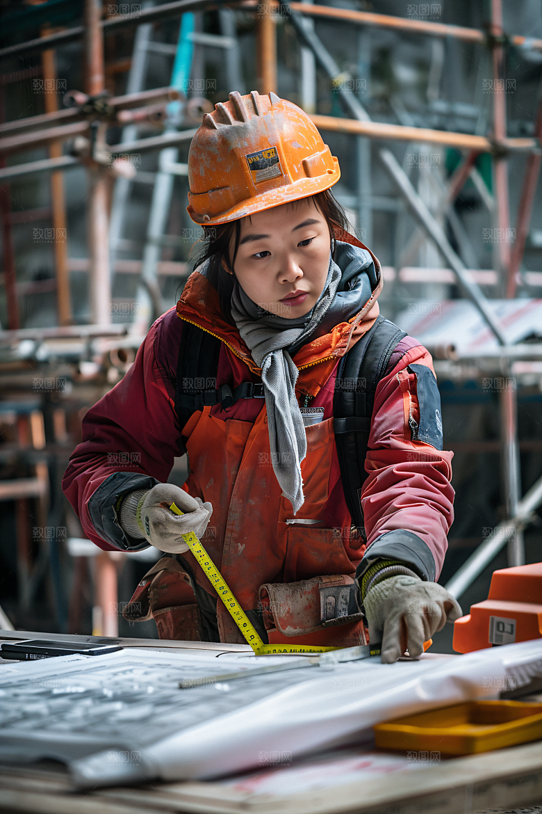 工人施工工地建造摄影图