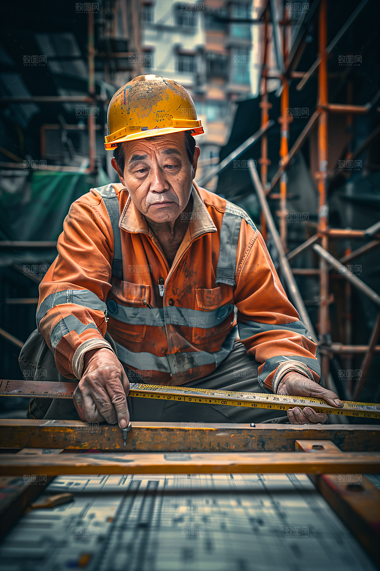 工人施工建造工作摄影图