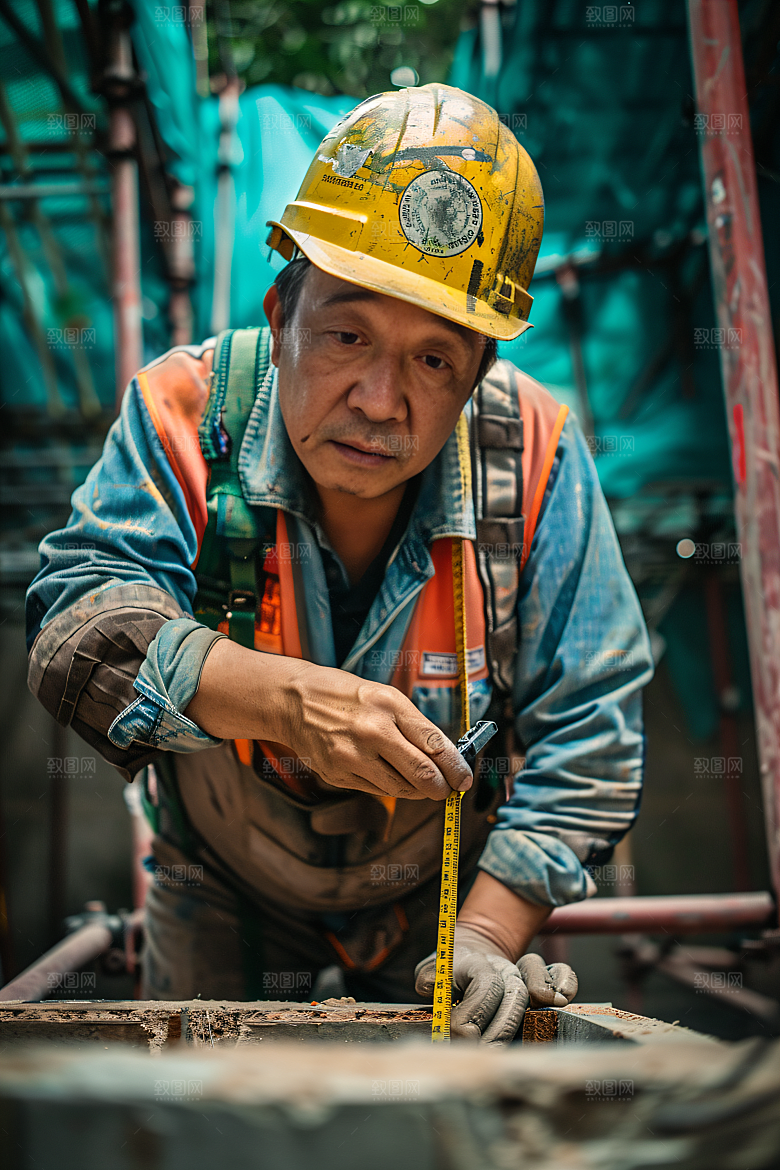 工人施工人物建造摄影图