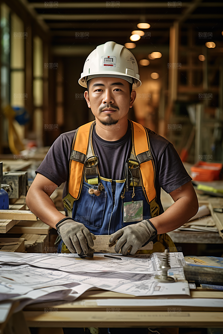 工人施工建设劳动摄影图