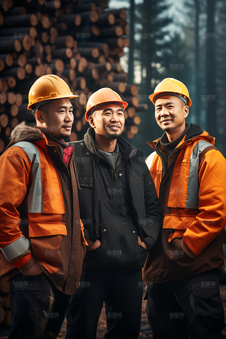 工人施工工作人物摄影图