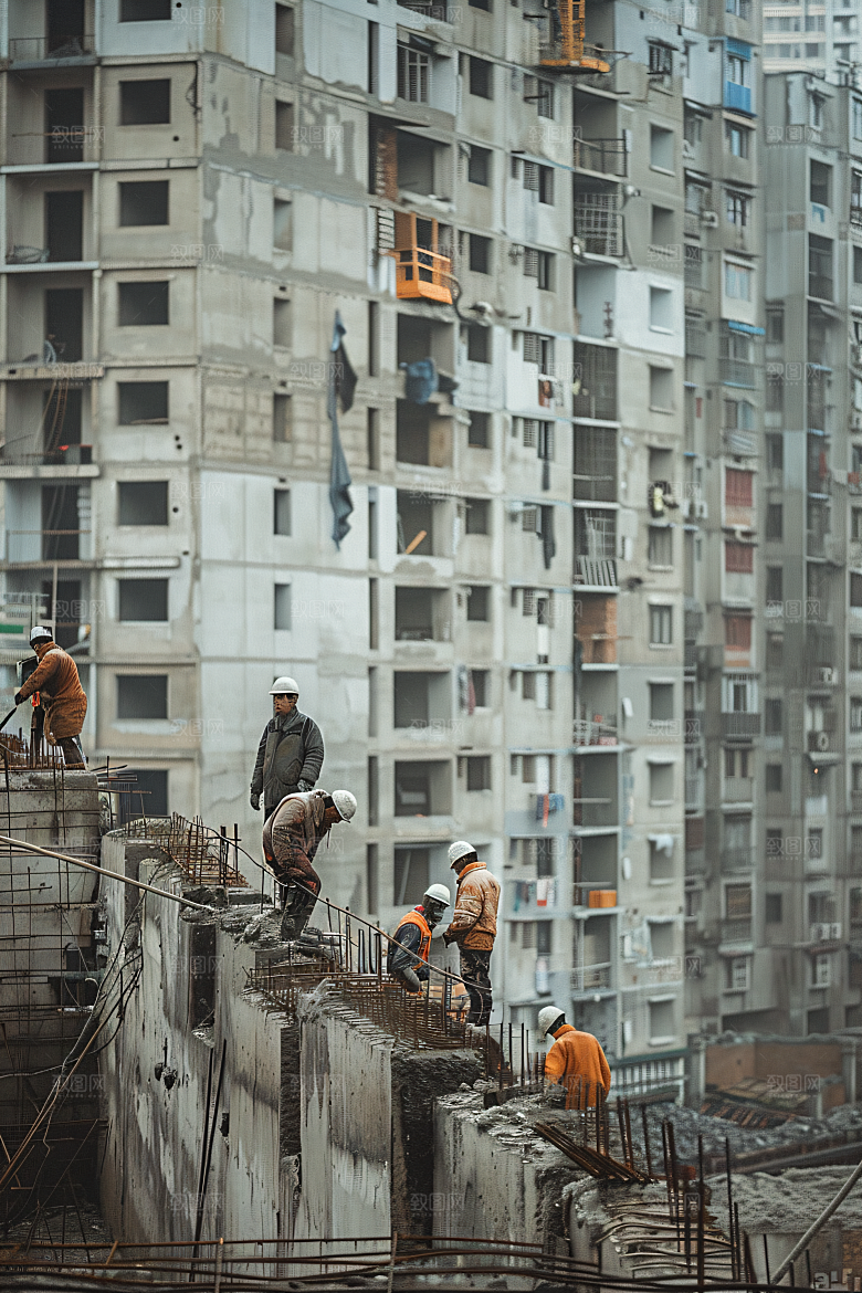 工人施工建设劳动节摄影图