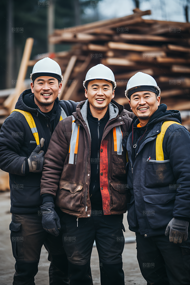 工人施工劳作人物摄影图