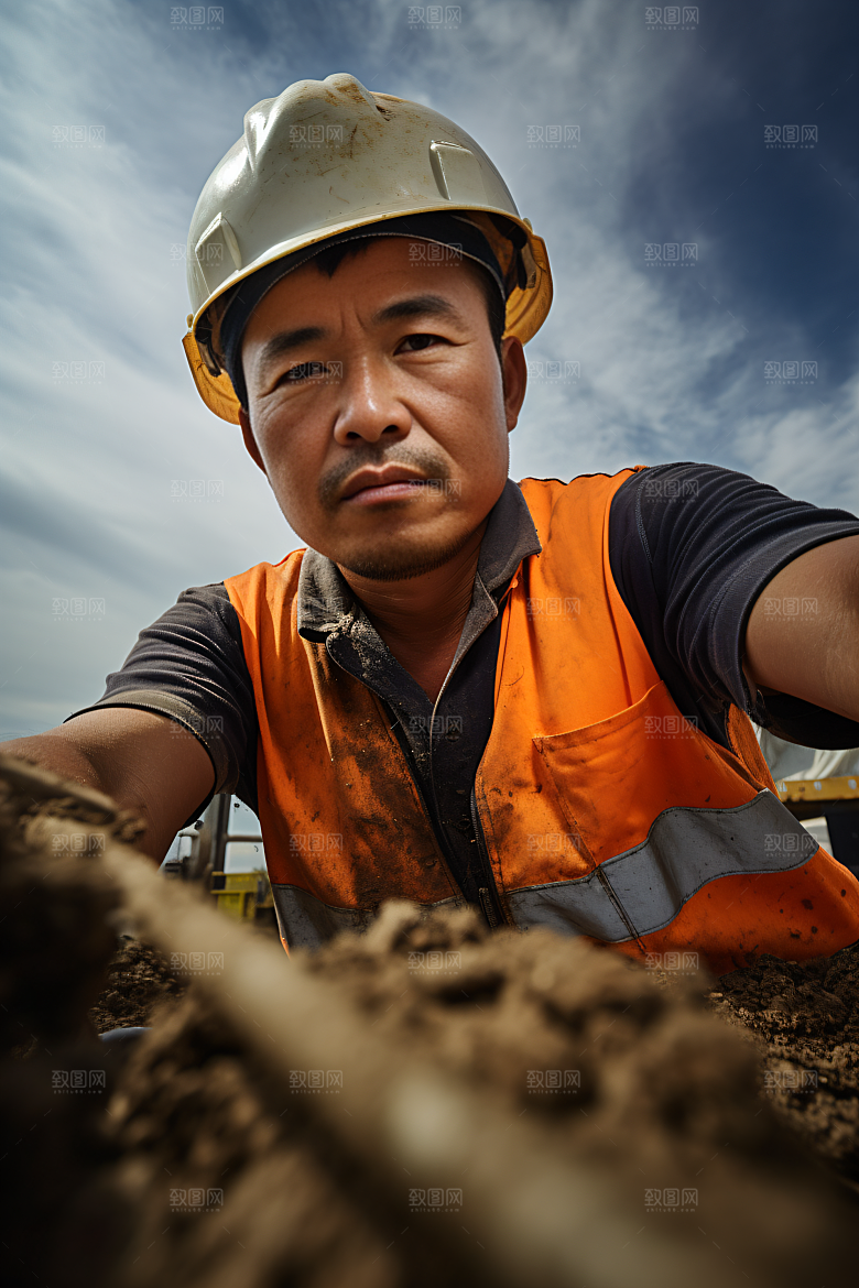 工人施工劳作建造摄影图